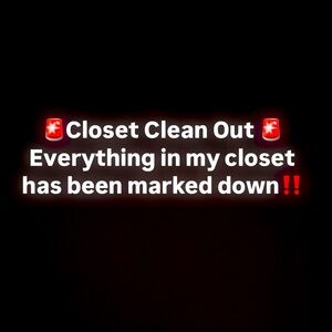 Everything is on sale‼️